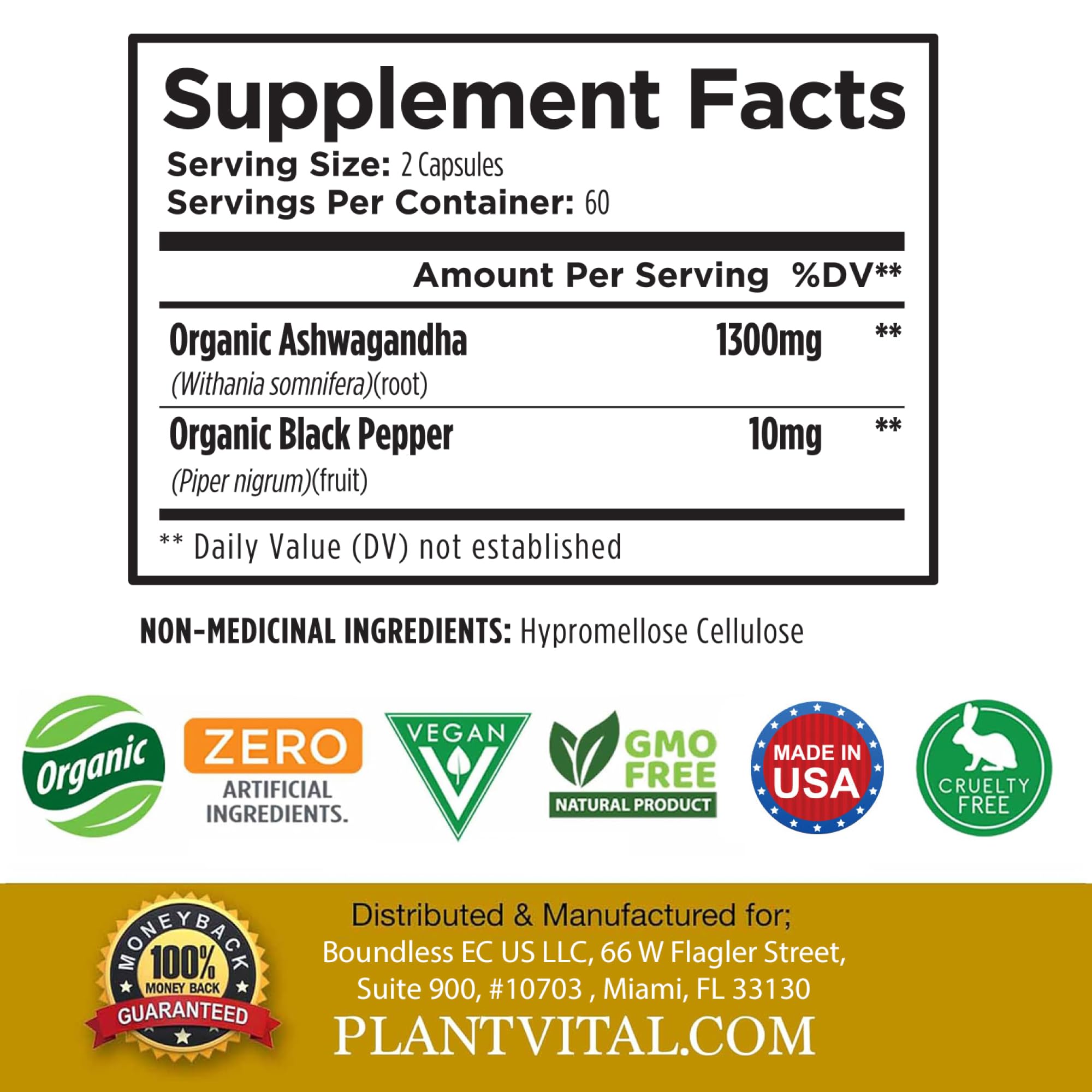 Plantvital packaging open reveals 120 vegan capsules ready for daily use.