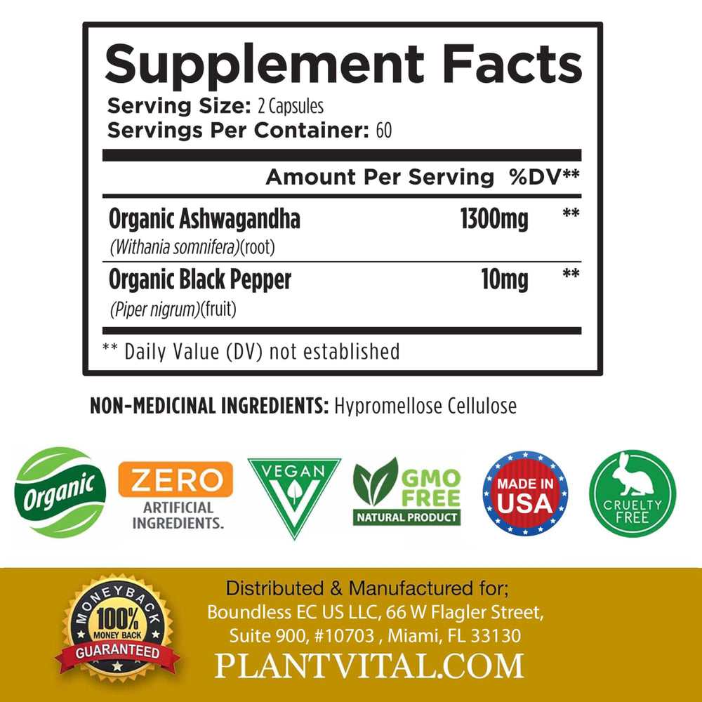 Plantvital packaging open reveals 120 vegan capsules ready for daily use.