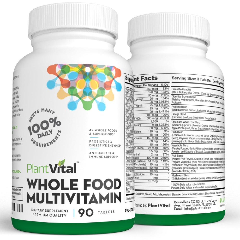 PlantVital daily-use scene conveys consistency and plant-based nutrition.
