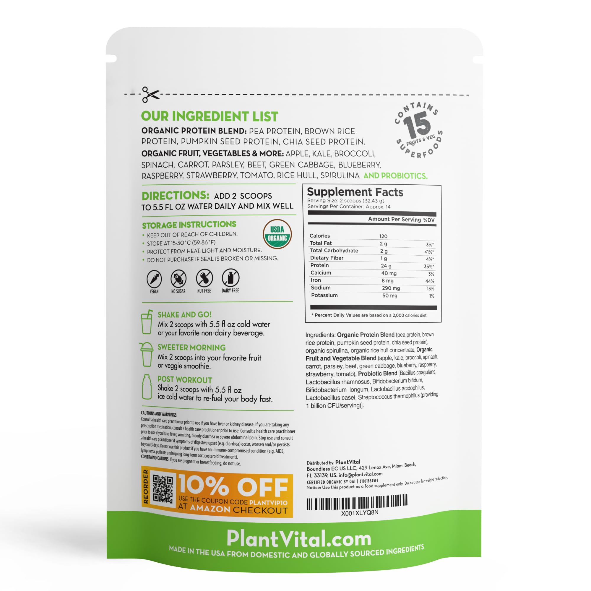 Plantvital gluten-free certification signifies allergen-friendly plant protein quality