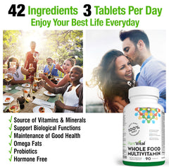 PlantVital label close-up shows vegan, non-GMO ingredients and clean formulation.