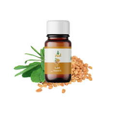 Platinum Egypt Fenugreek Oil bottle showing pure cold-pressed formula for hair and skin