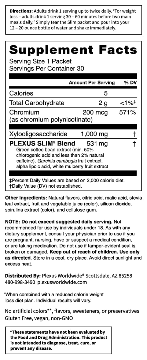 Plexus Slim MicroBiome scoop-dispense; easy to mix with water