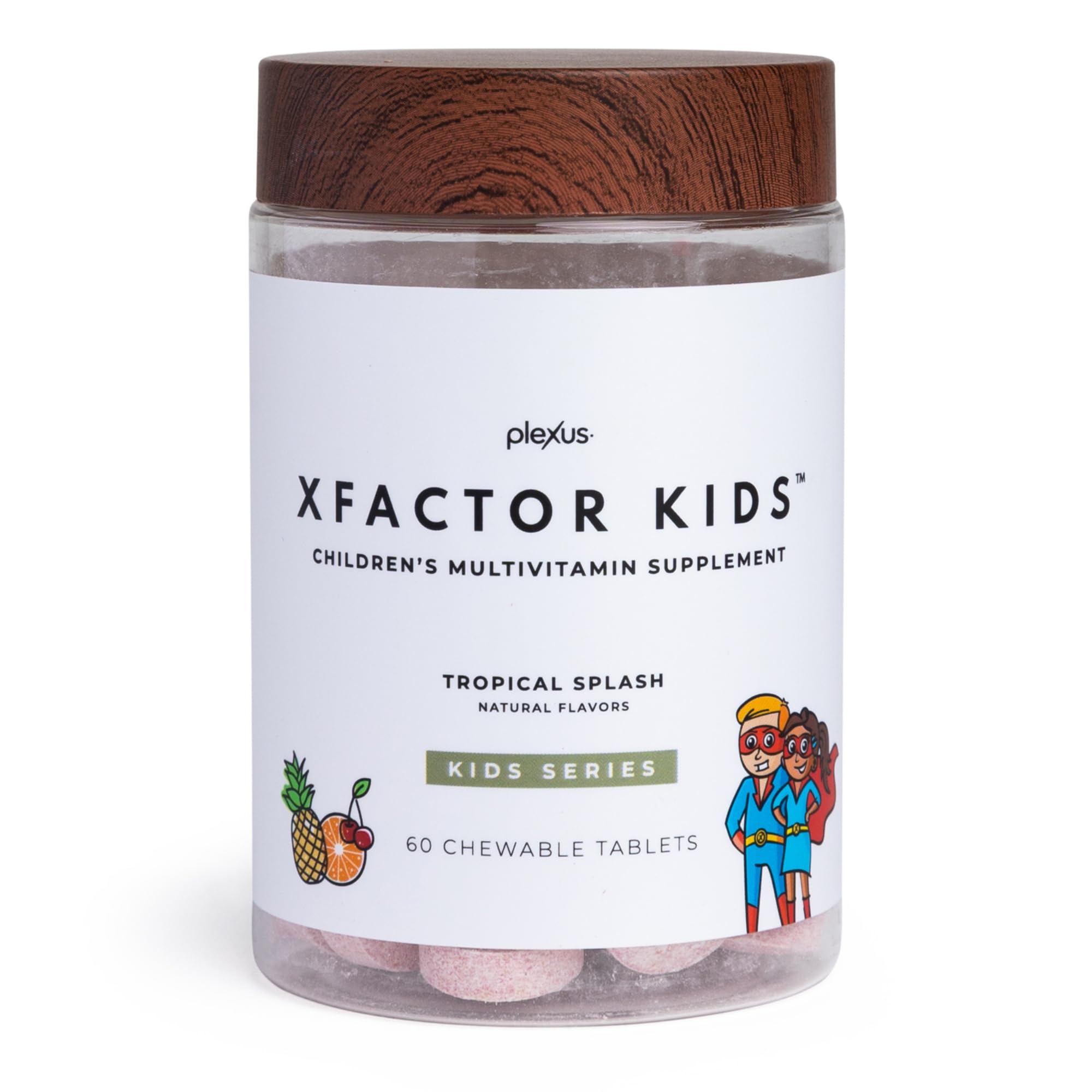 Plexus Xfactor Kids bottle with fruit flavor for easy daily nutrition.