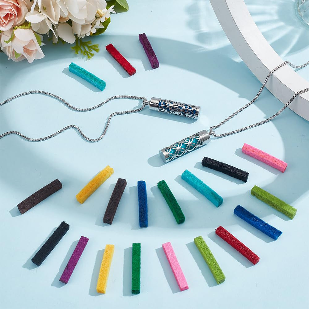 PLIGREAT gift-ready diffuser necklace in silver, ideal for birthdays and occasions