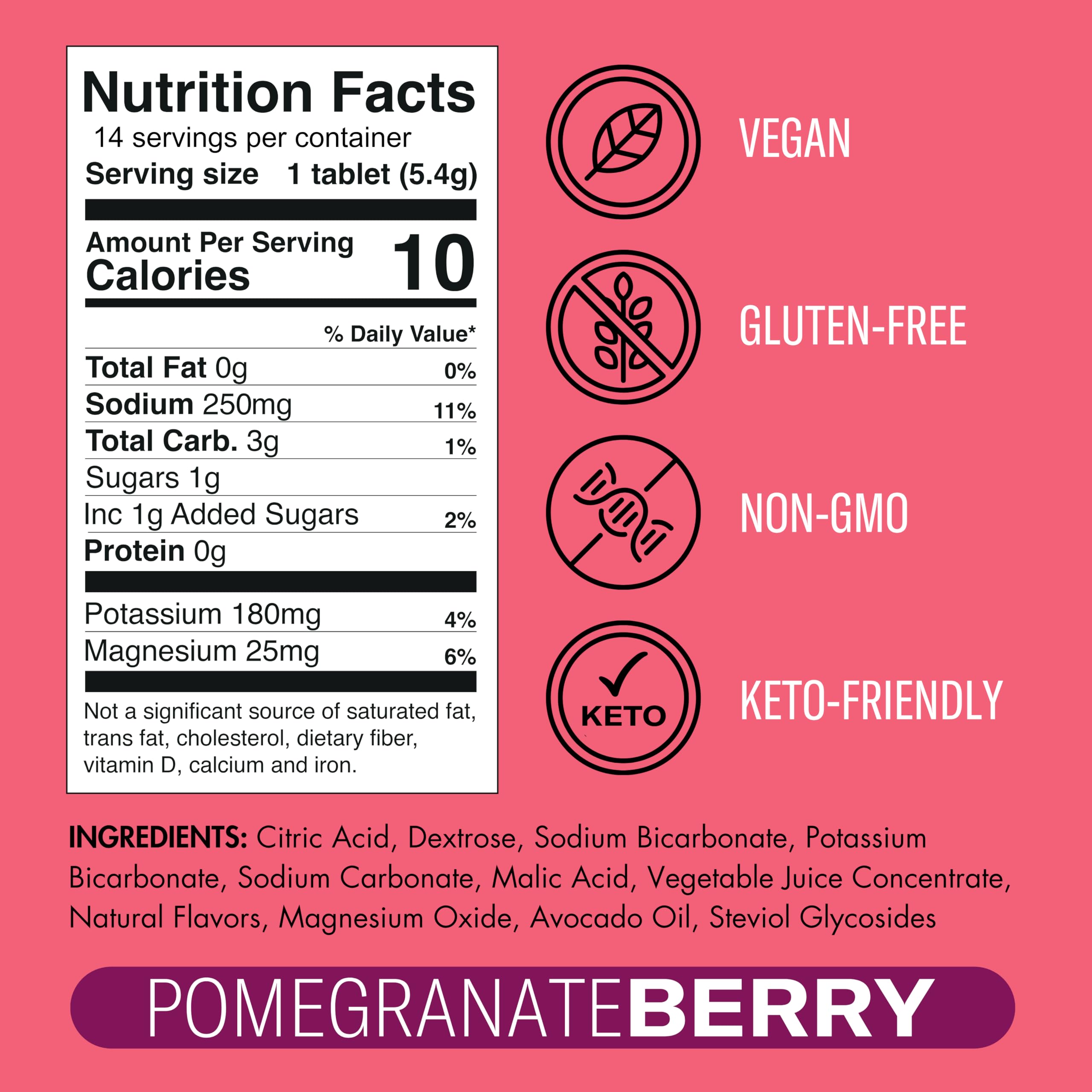 Plink! Pack shot of 14-count tubes for daily hydration on the go.