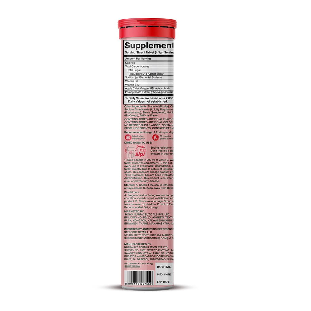 PLIX ACV tablets beside gluten-free symbol on packaging.