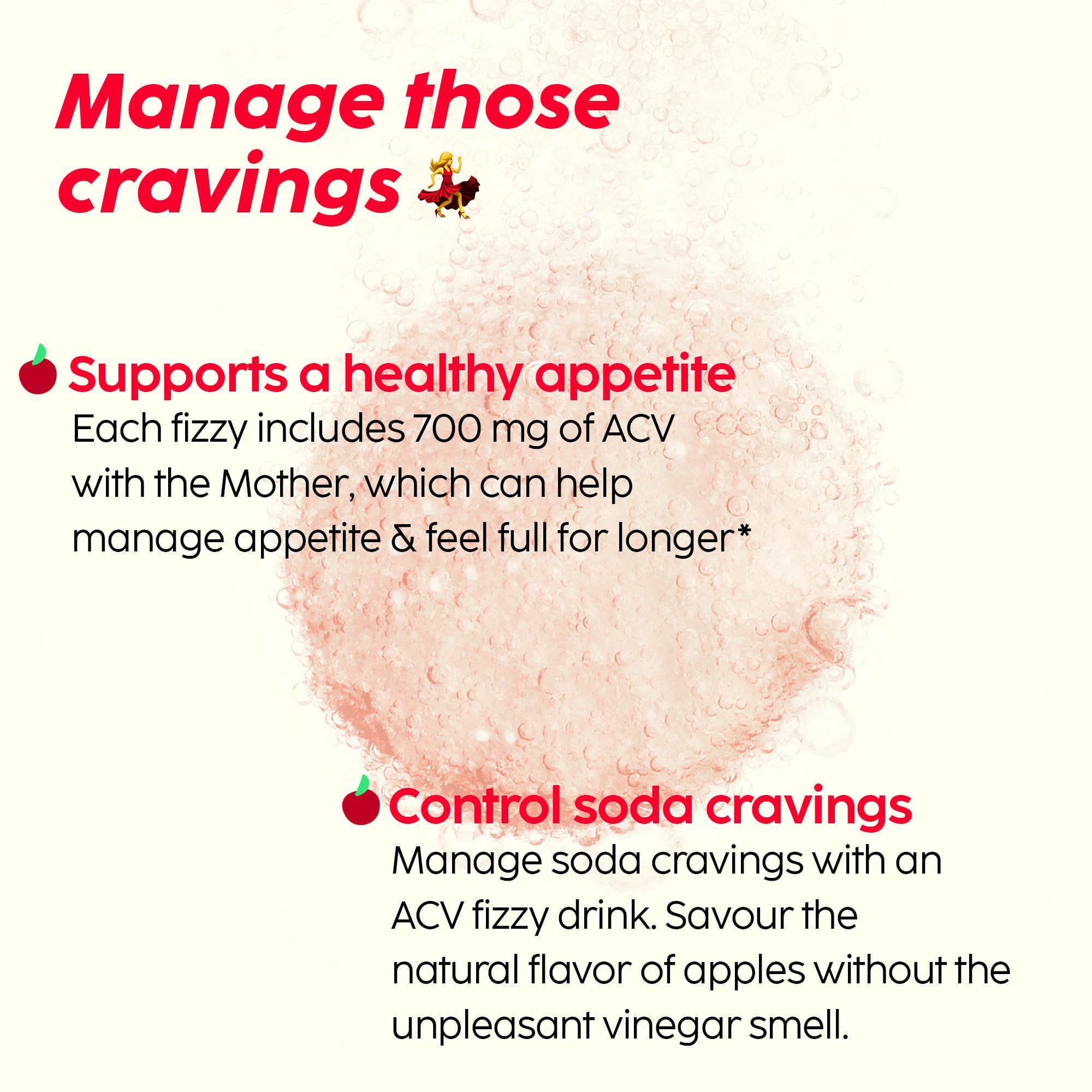 PLIX ACV tablets with No Added Sugar for clean taste.