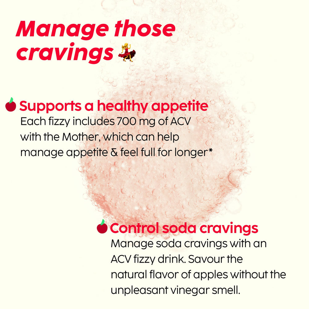 PLIX ACV tablets with No Added Sugar for clean taste.