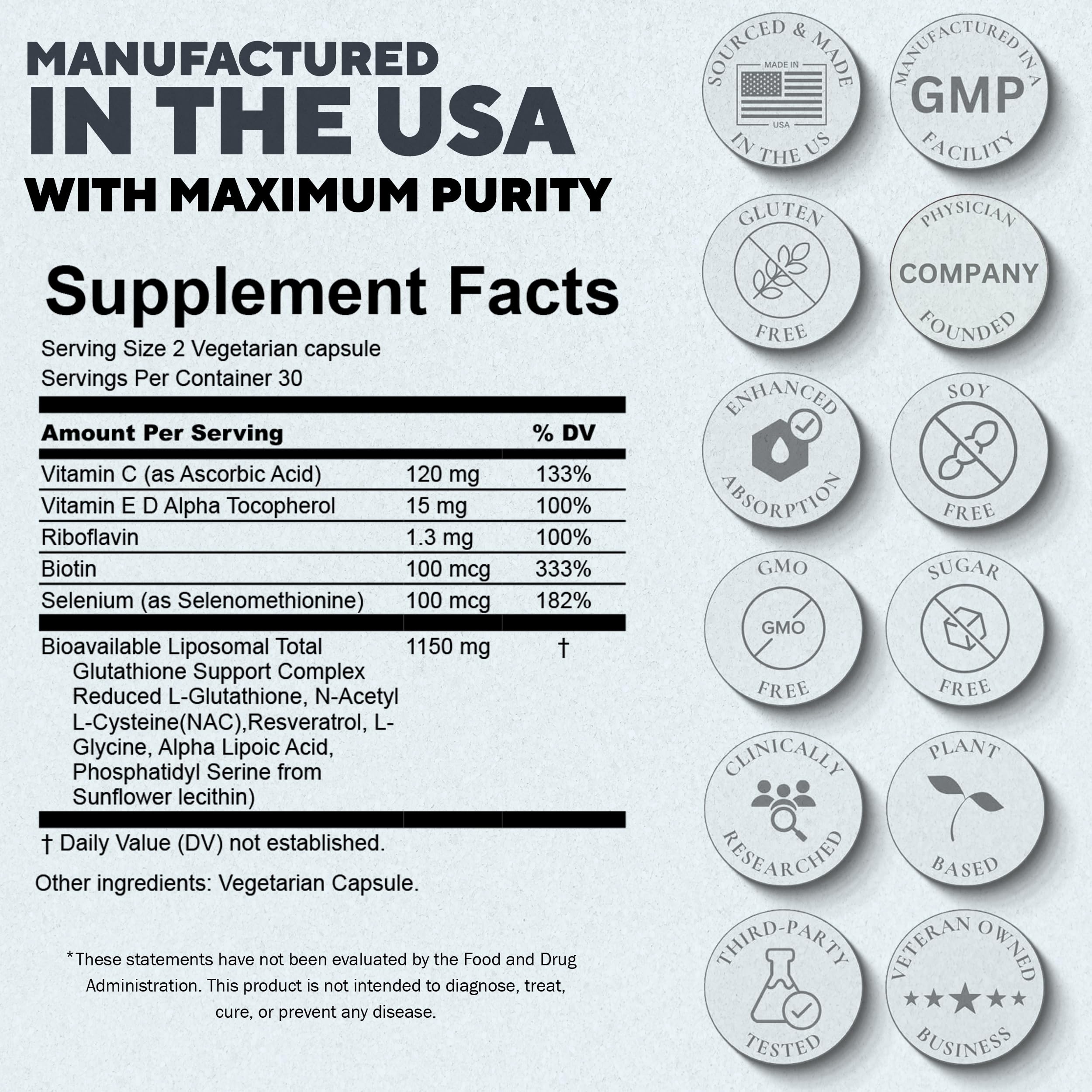 Plus+Ultra GLOPLUS+ vitamin blend label supports skin vitality and overall glow