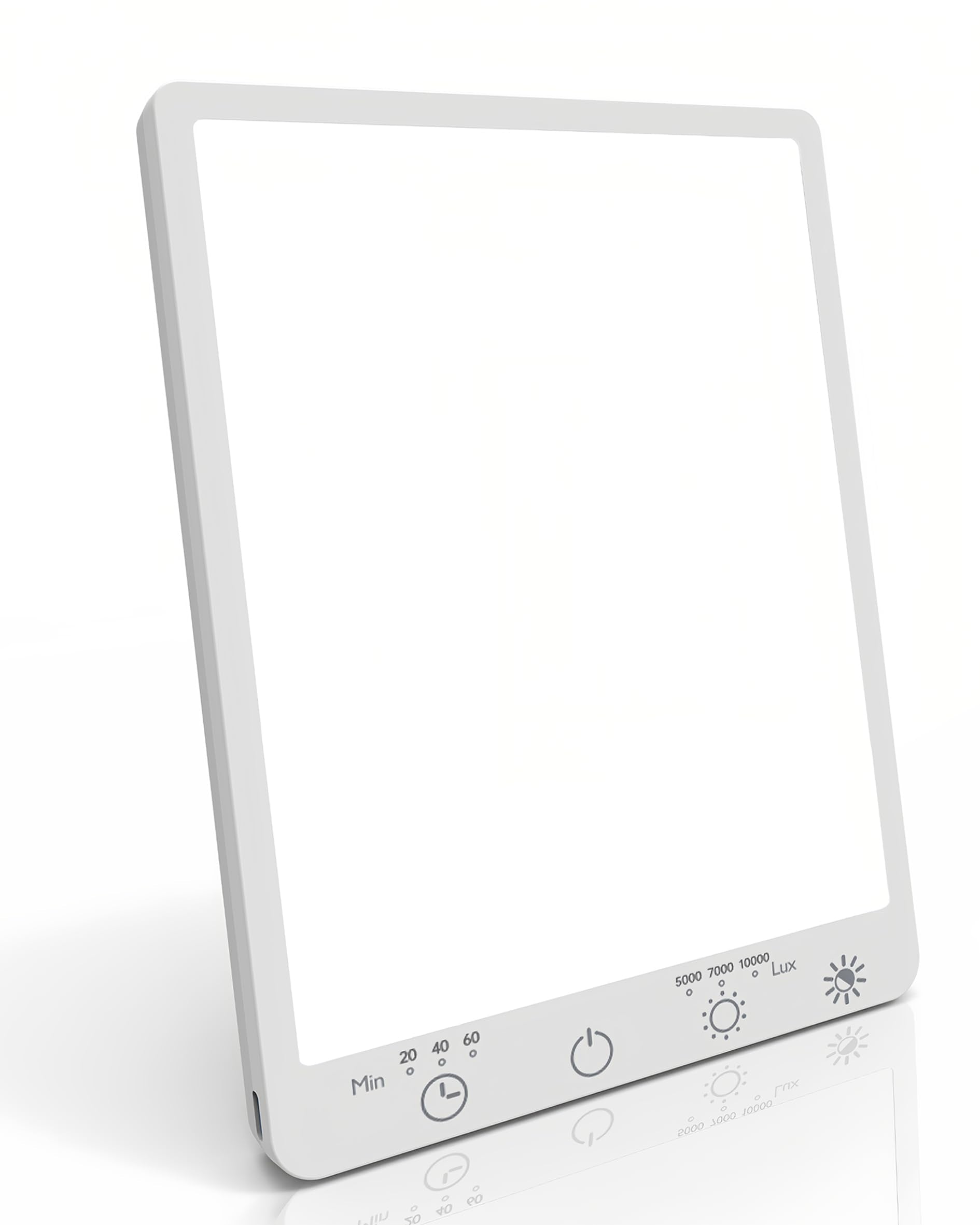Plynvexa Light Therapy Lamp ultra-thin design for compact desks and modern spaces.