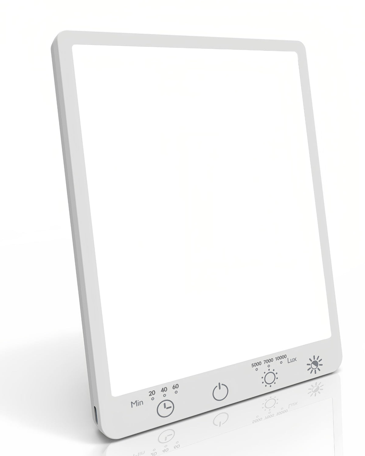 Plynvexa Light Therapy Lamp ultra-thin design for compact desks and modern spaces.