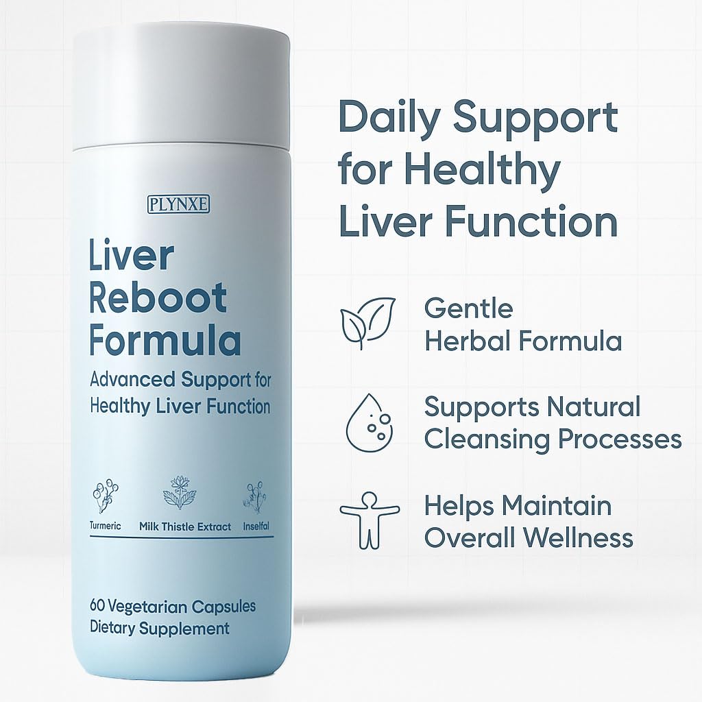 PLYNXE Liver Cleanse ingredients medley highlights milk thistle and turmeric