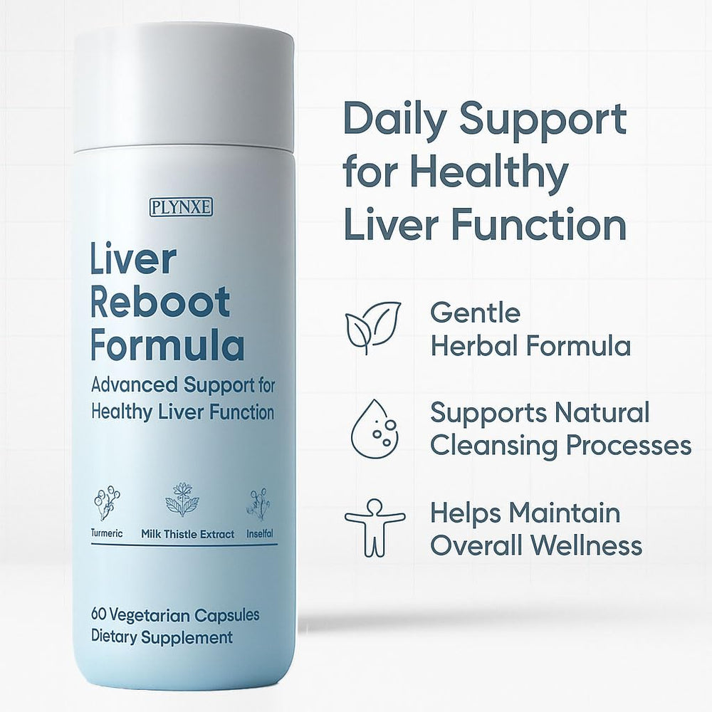 PLYNXE Liver Cleanse ingredients medley highlights milk thistle and turmeric