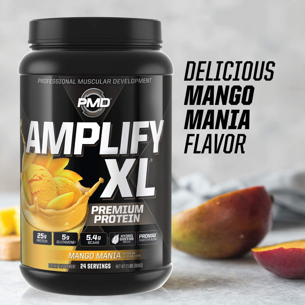 PMD Amplify XL digestive enzymes image emphasizes digestion support