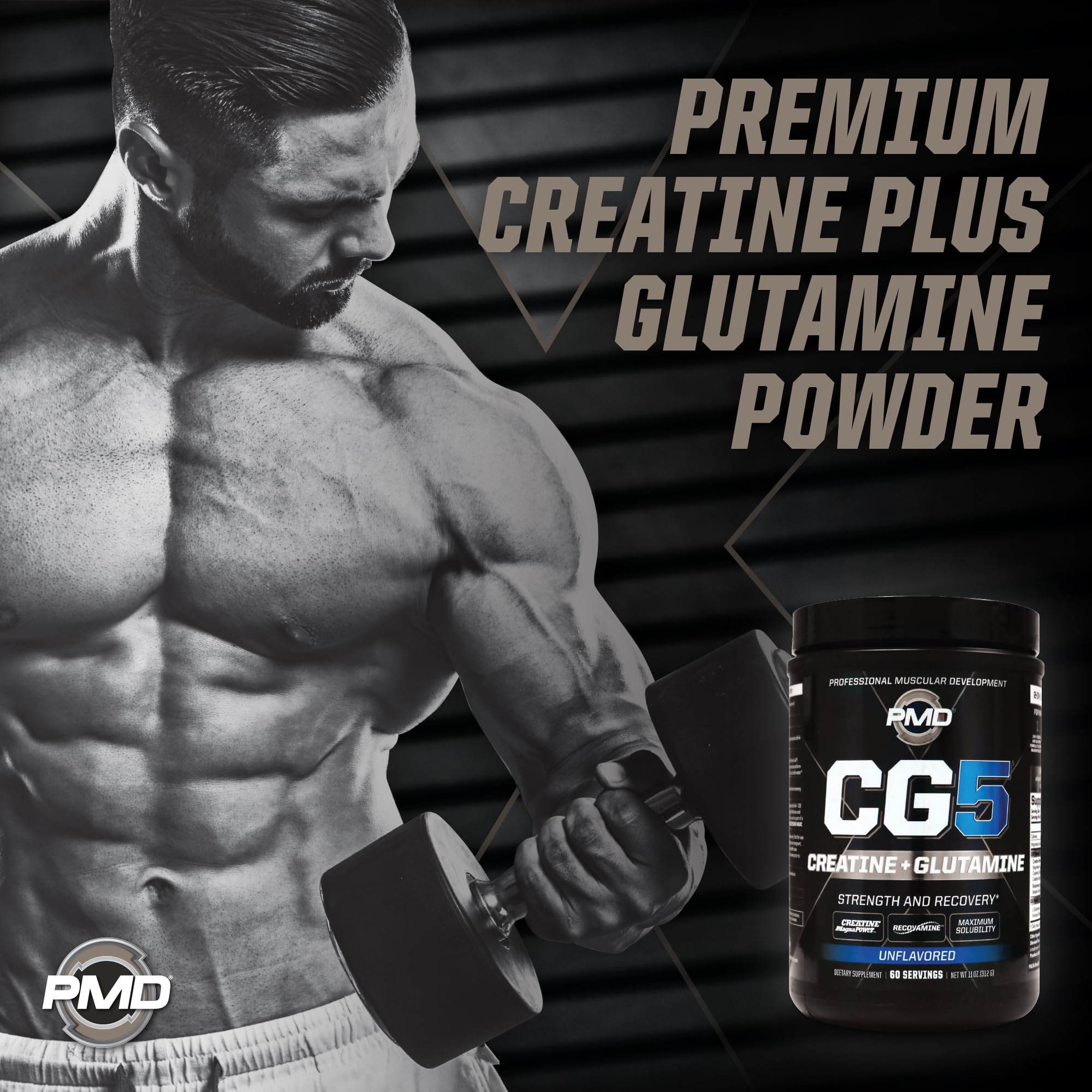 PMD CG5 post-workout recovery scene showing rehydration and cooldown.