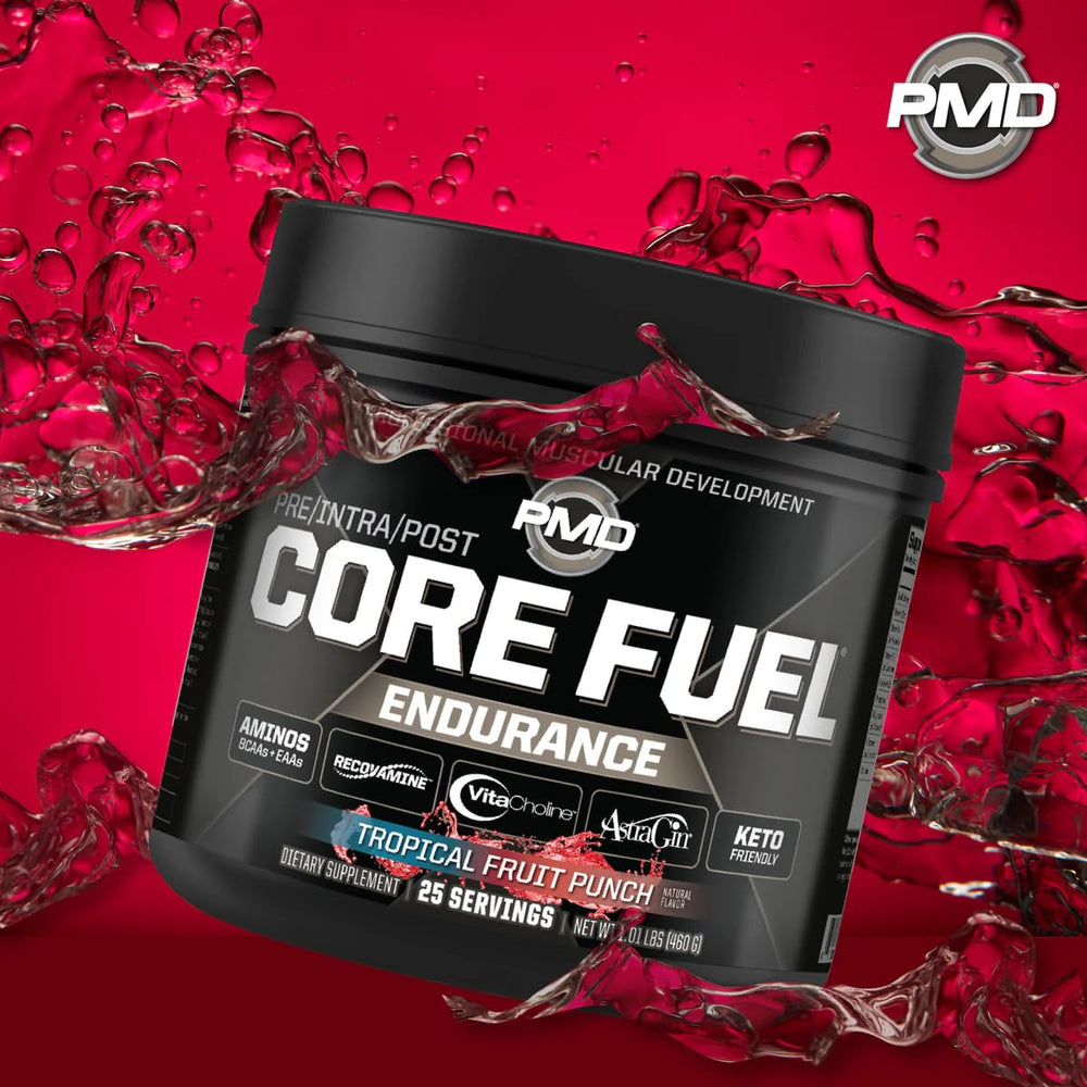 PMD Core Fuel Endurance powder-dispense ready for quick scoops.