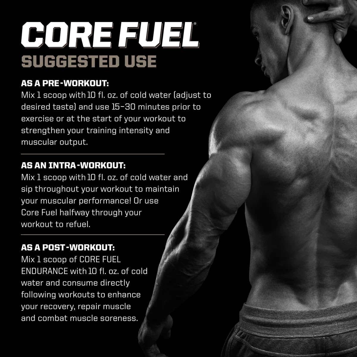 PMD Core Fuel Endurance shaker-mix ready-to-use during training sessions.