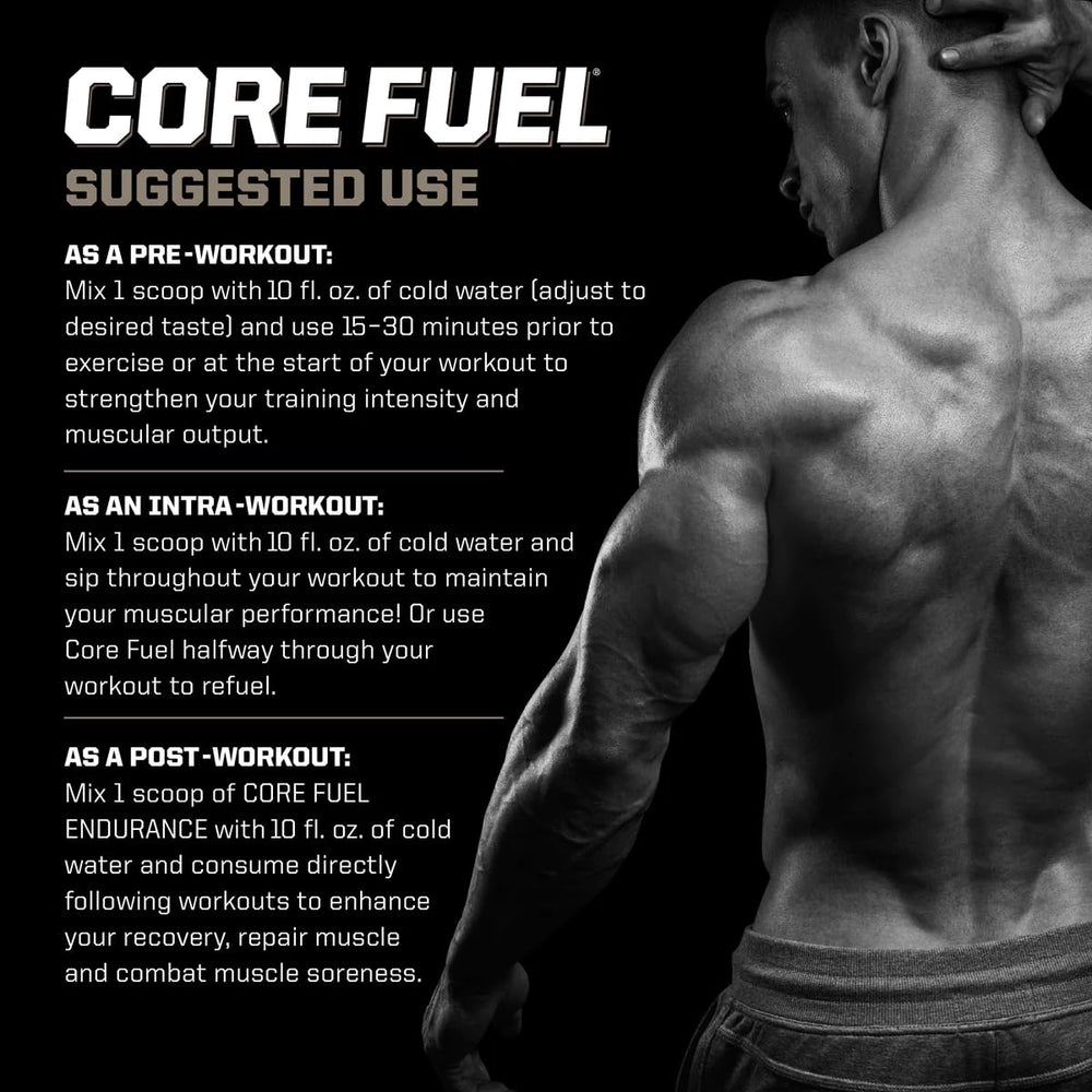 PMD Core Fuel Endurance shaker-mix ready-to-use during training sessions.