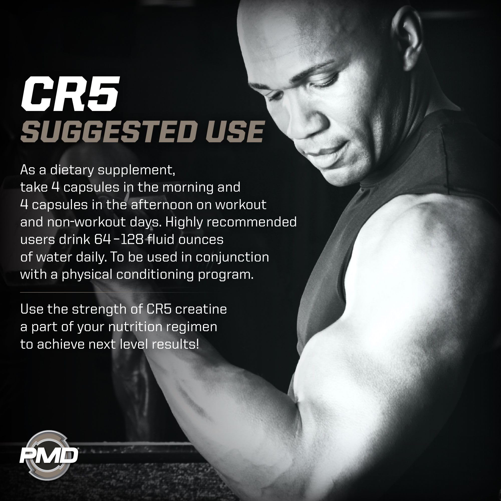 PMD CR5 in use case: athlete preparing post-workout shake.