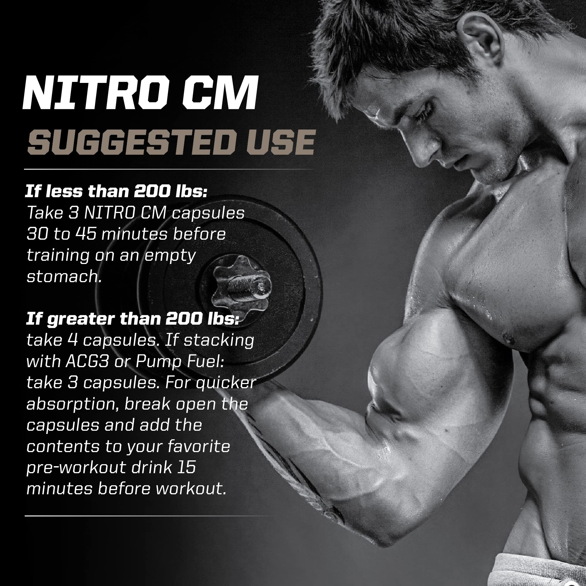 PMD NitroCM seal and packaging communicates freshness and quality control.