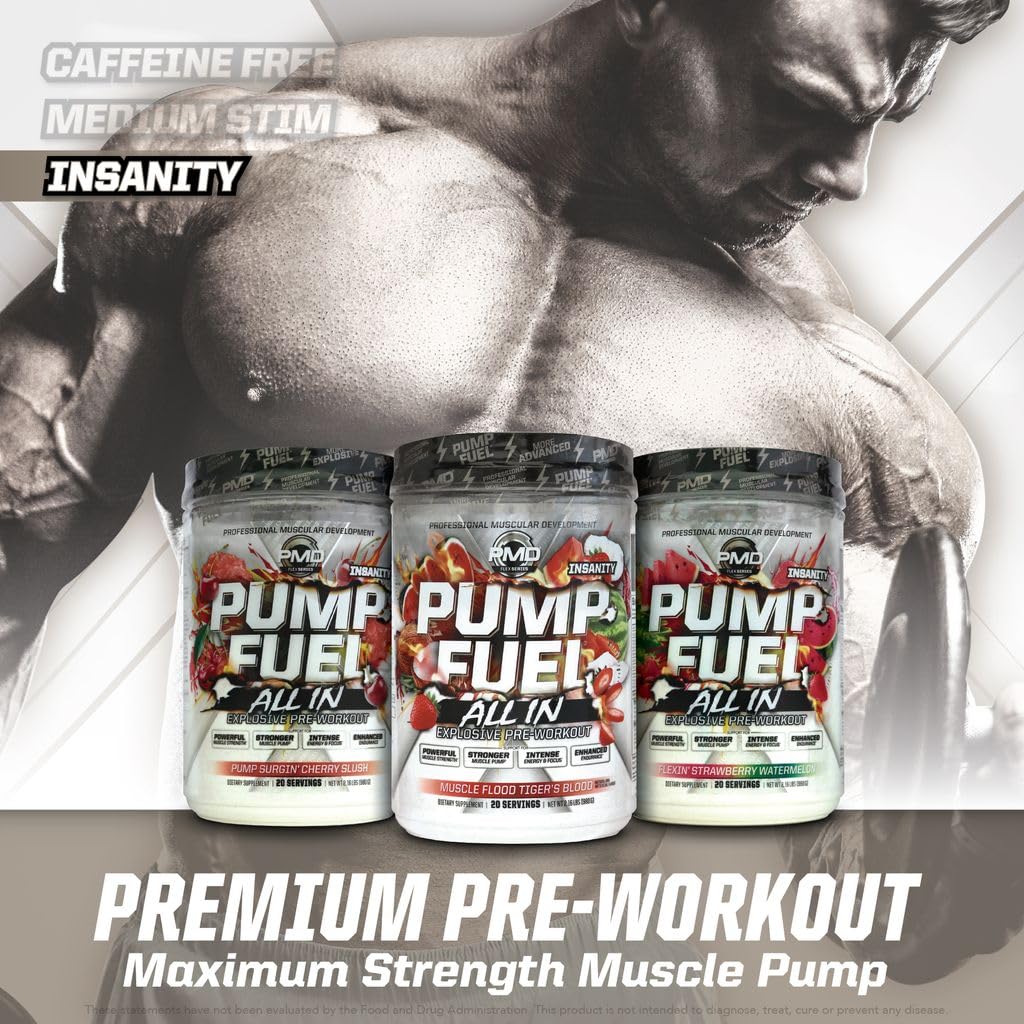 PMD Pump Fuel ALL IN Insanity nootropic boost for focus