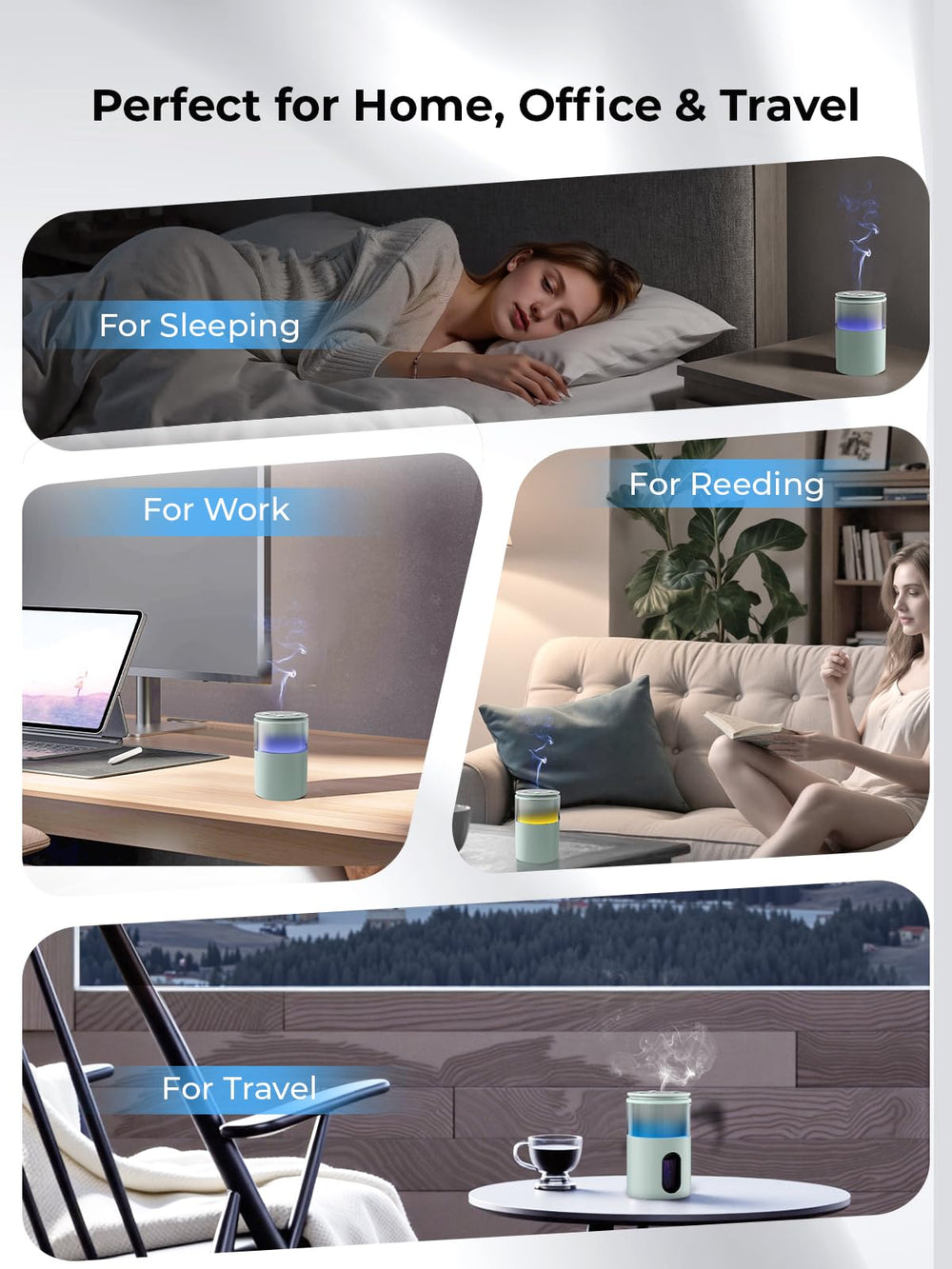 Pmsusoow night-light feature adds soft cyan glow