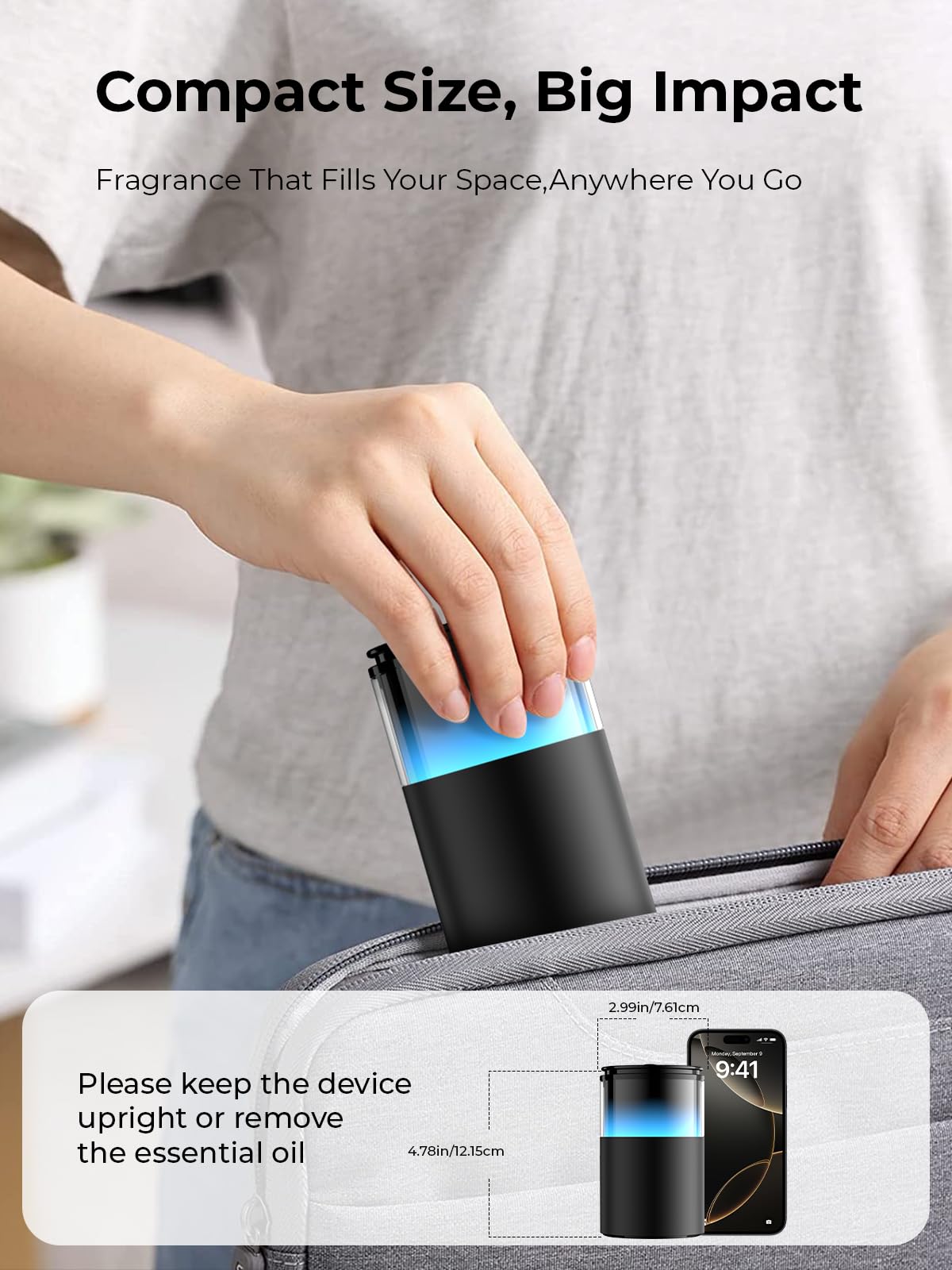Pmsusoow three mist modes let you adjust intensity