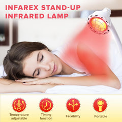 PMT Medical Infarex adjustable-height stand enables precise positioning for muscle relief