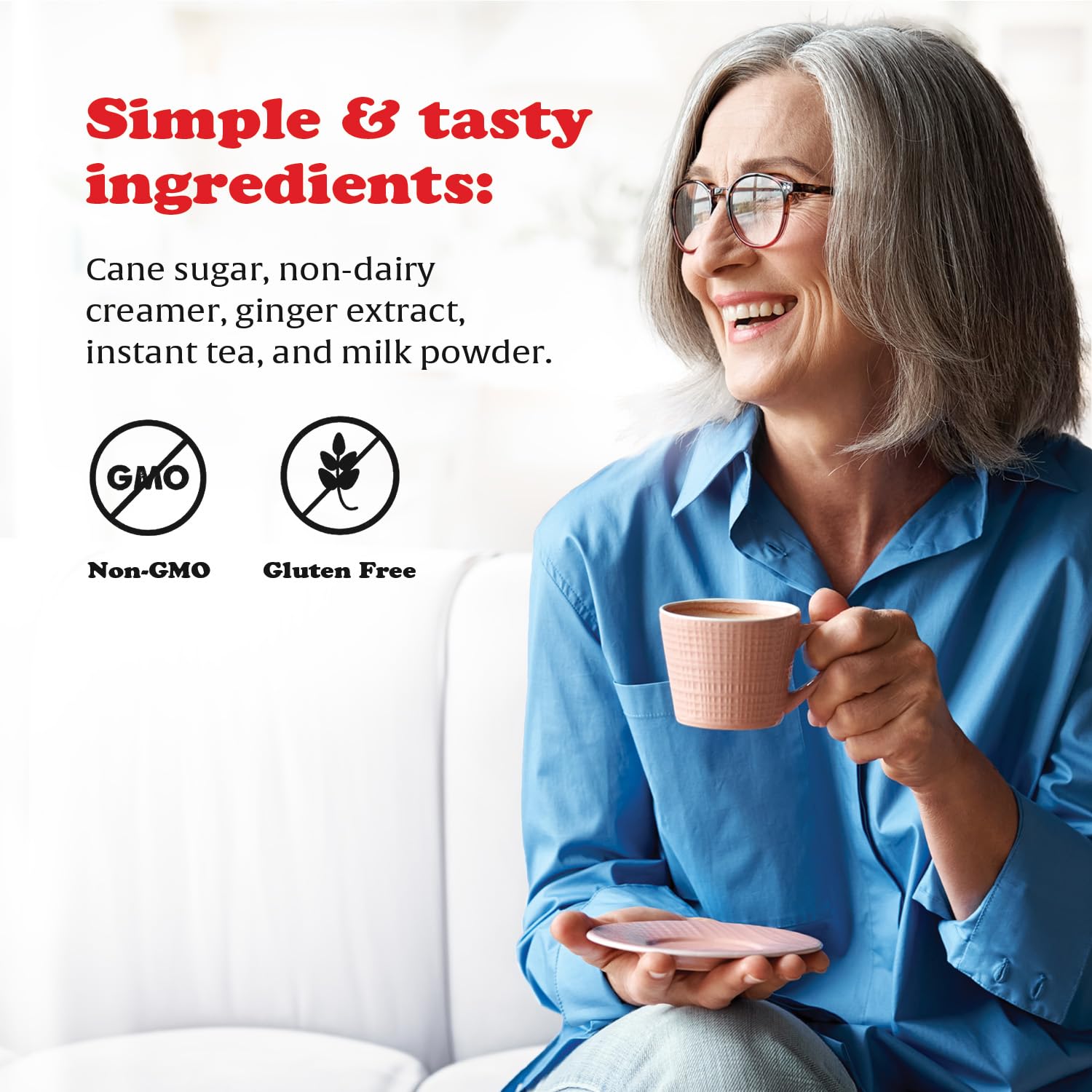 Pocas Ginger Latte suited for travel or office use.