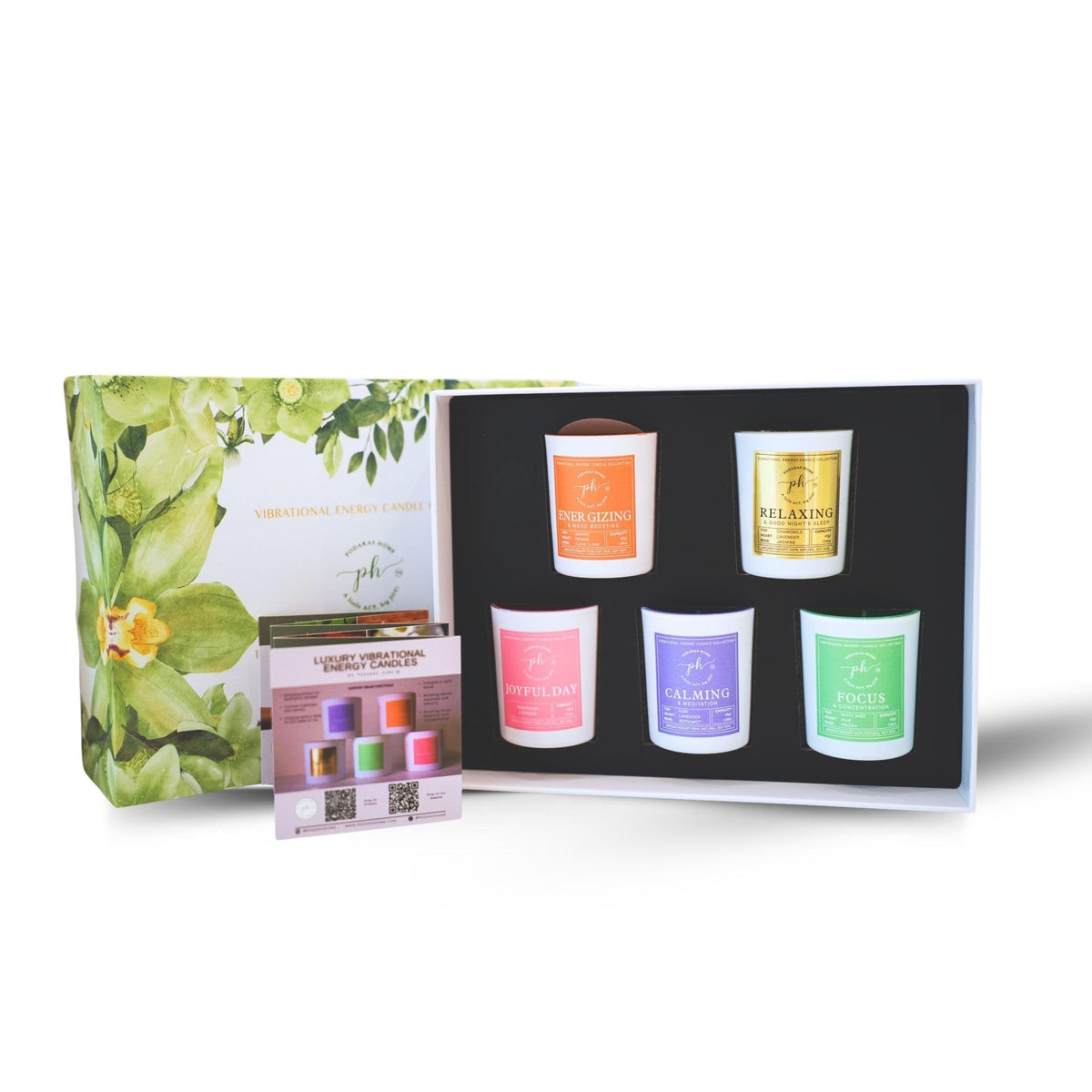 Podaras Home 12% essential oil sampler packaging, ready-to-gift ritual set for mindful moments