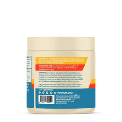 Podium Nutrition Salt+Electrolytes blue raspberry powder dissolves in water for workouts.