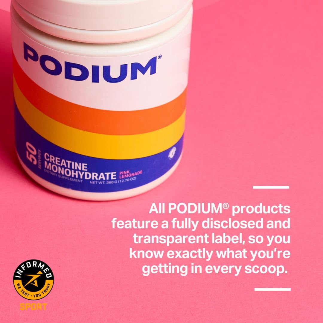 Podium Nutrition Solos dissolving in water highlights quick mix texture for smooth drinks.