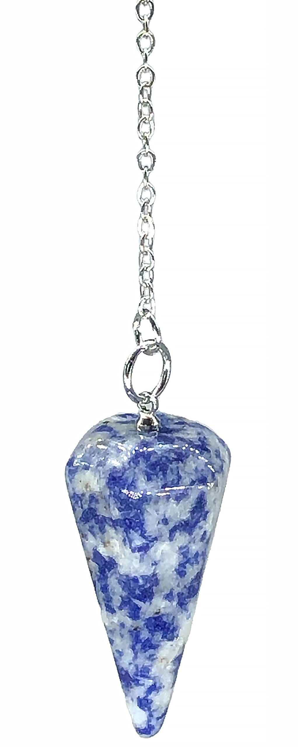 Polar Jade closeup of blue lapis lazuli gemstone details