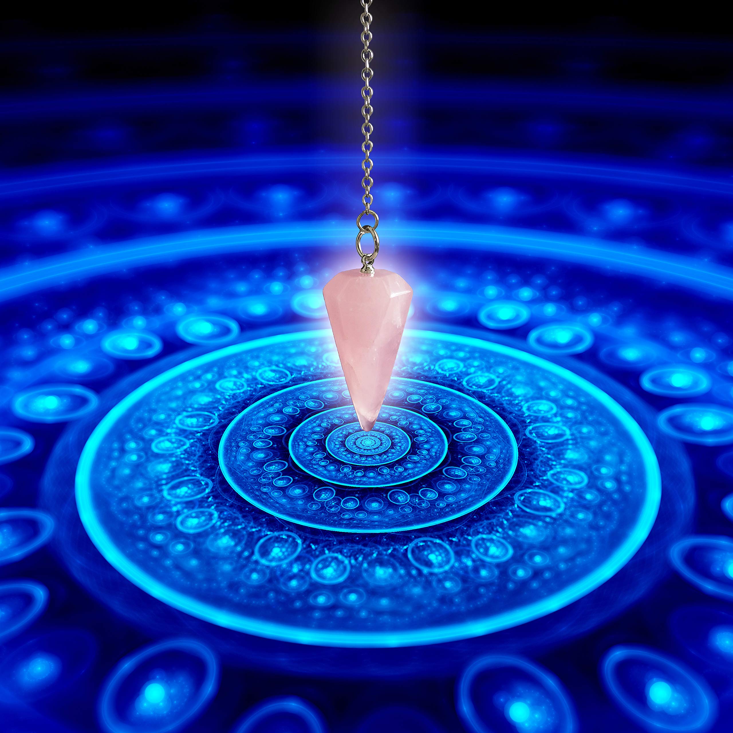 Polar Jade dowsing tool in rose quartz supports personal insights