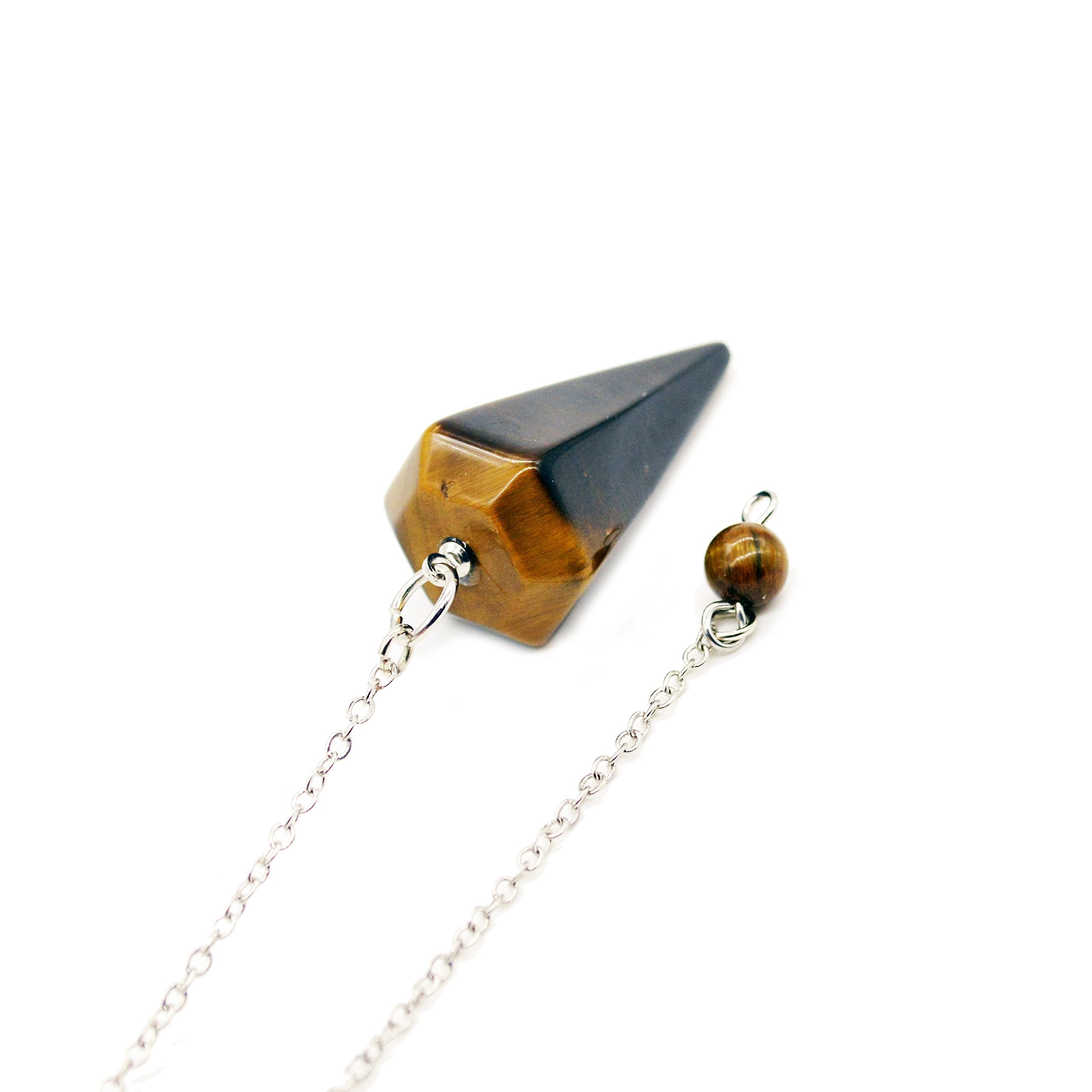 Polar Jade lapis pendulum held in hand for intuitive, on-the-go readings.