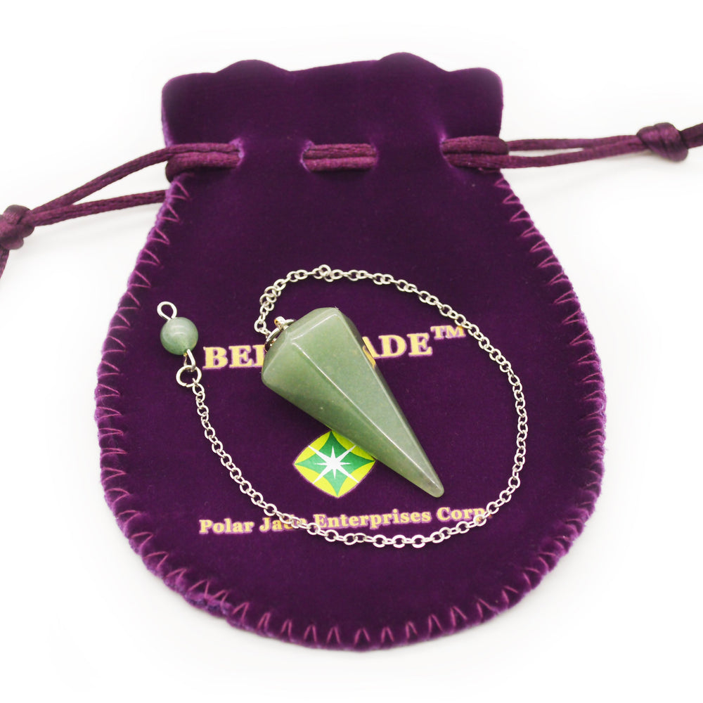 Polar Jade packaging and pendulum ready for gifting and trial use.