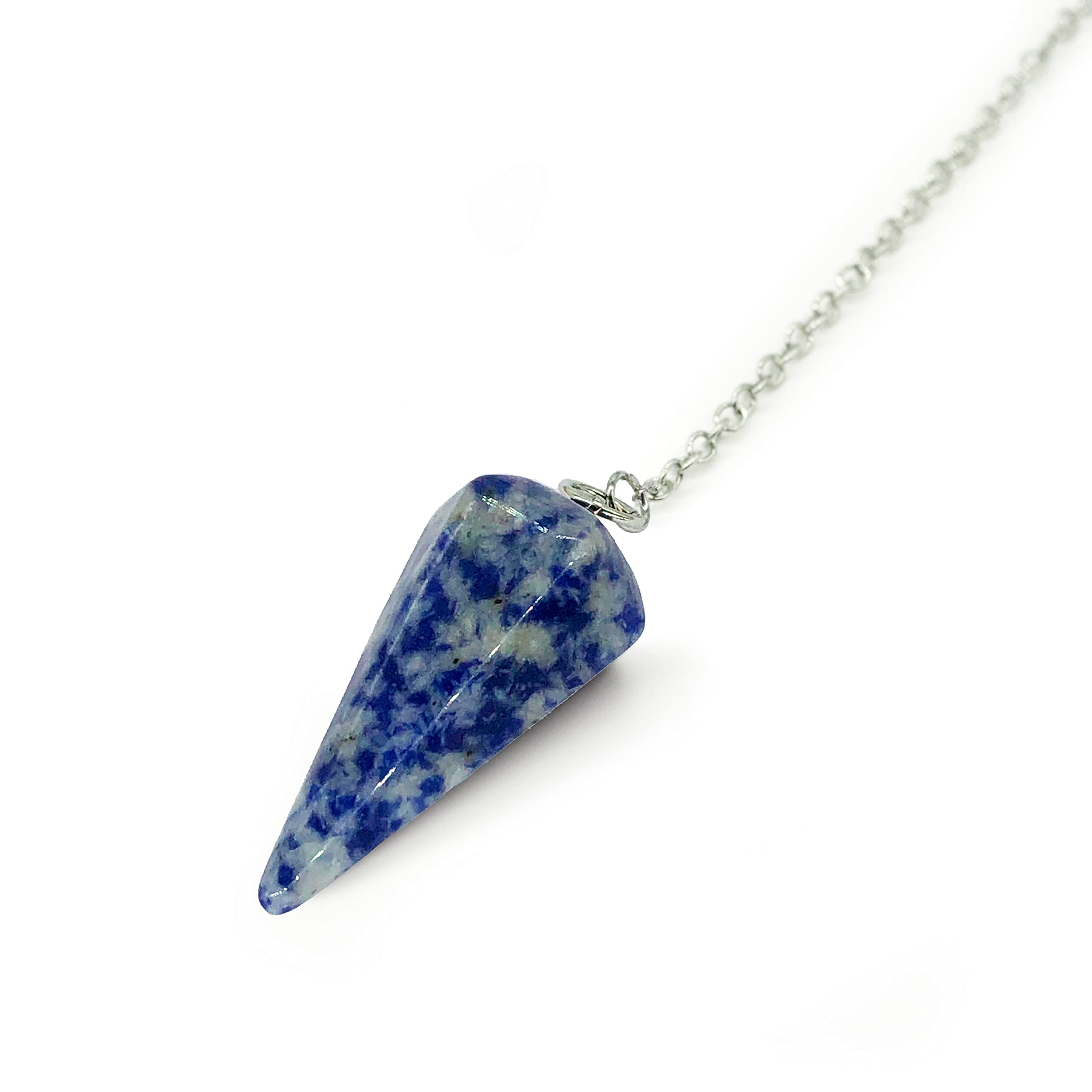 Polar Jade purple velvet pouch for safe pendulum storage