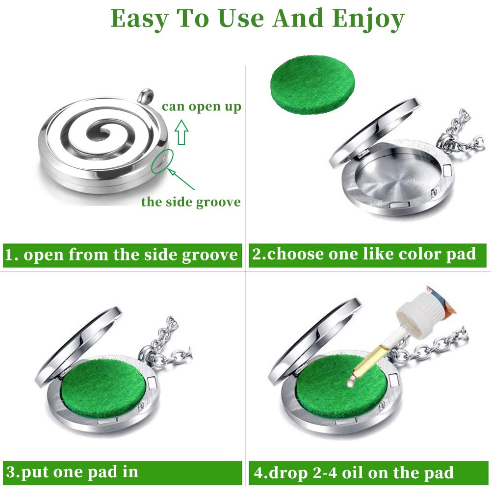 Popeoiuh pendant-open facilitates quick oil pad changes