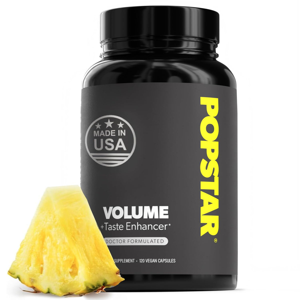 POPSTAR Labs Semen Volume Booster bottle front supports healthy semen volume