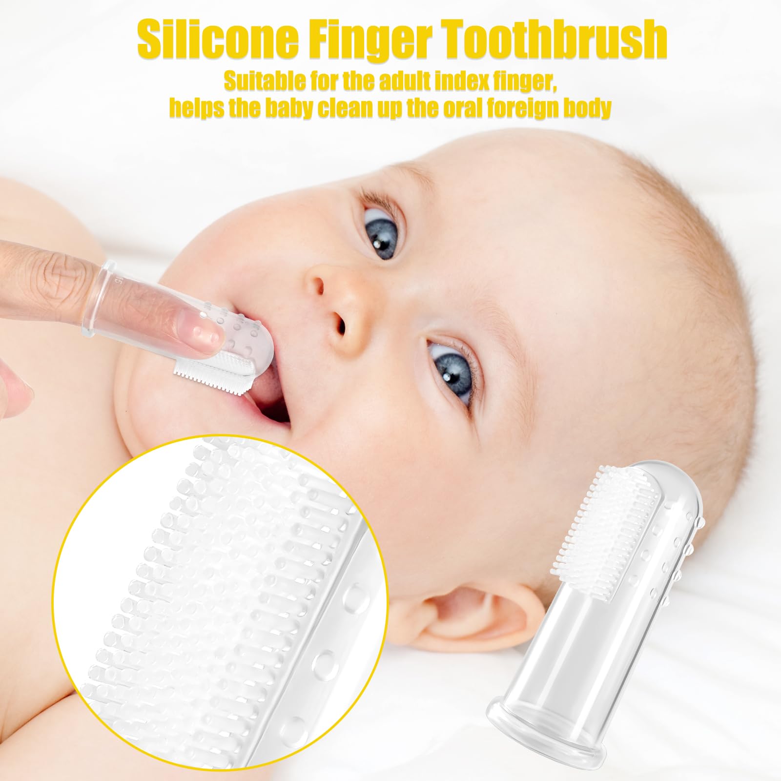 POPYJAN soft goat hair nursing brush delivers gentle cleansing.