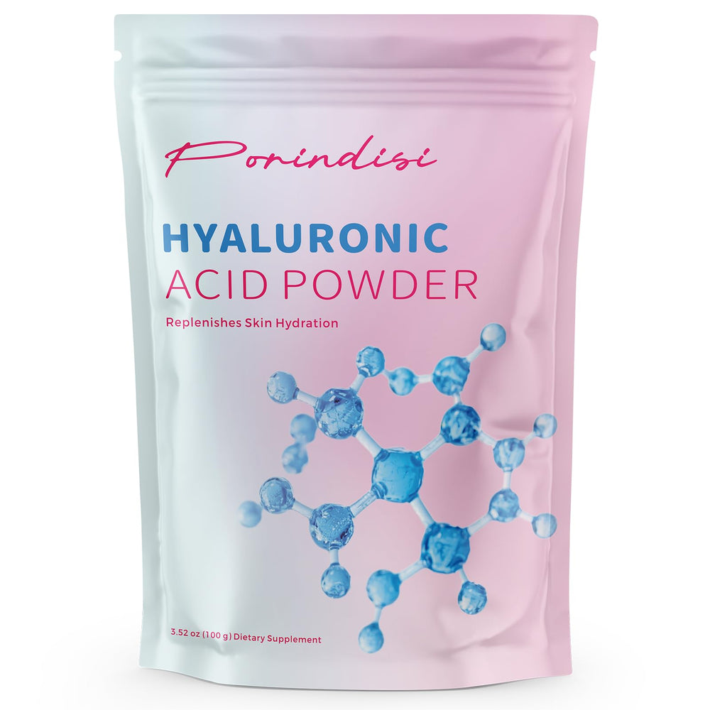 Porindisi Pure Hyaluronic Acid Powder for Face supports deep hydration for radiant skin in DIY serums.