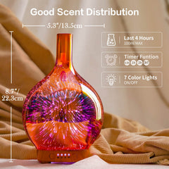Porseme 100ml capacity diffuser ready for compact aromatherapy sessions