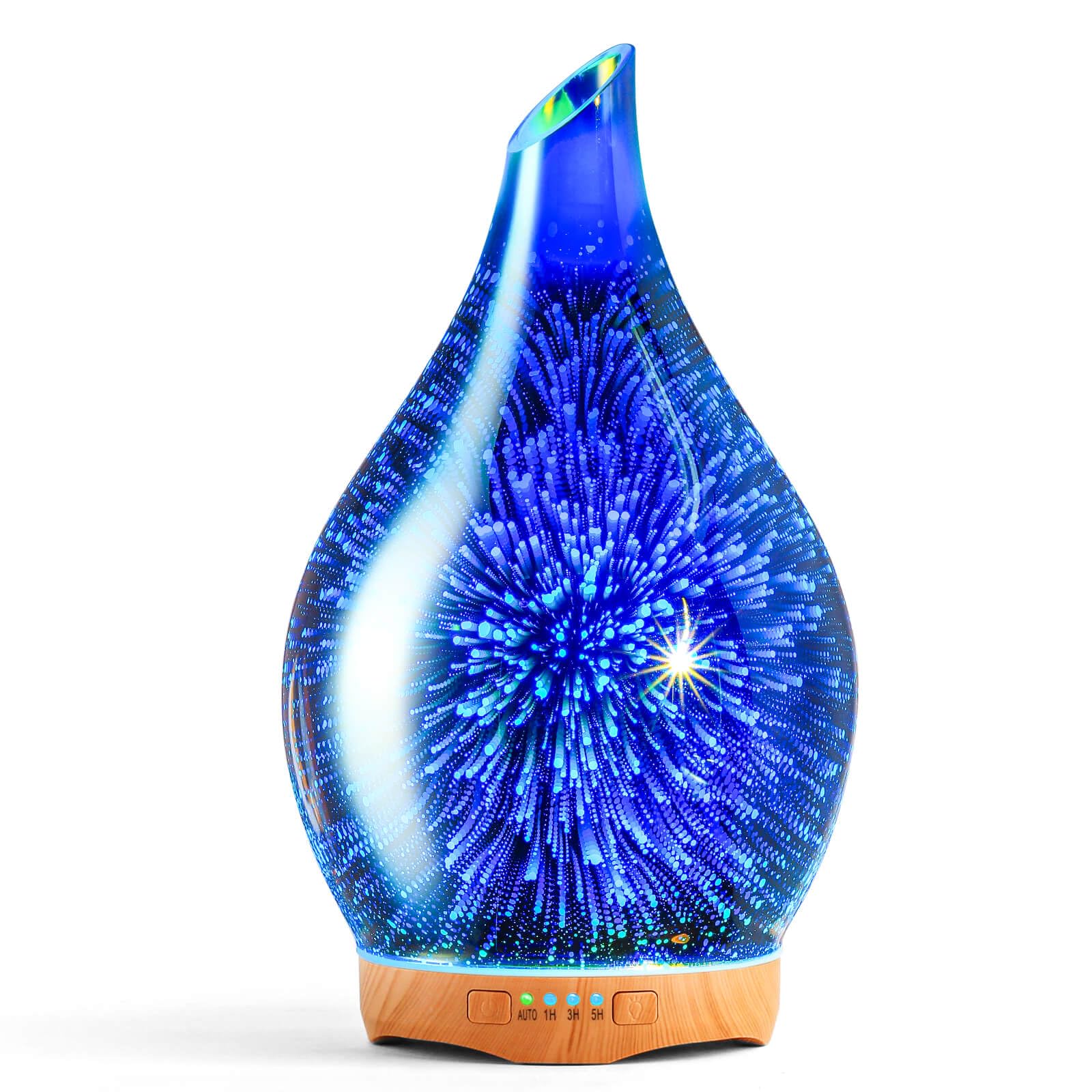 Porseme 280ml diffuser with glass cover enhances room ambiance and scent diffusion.