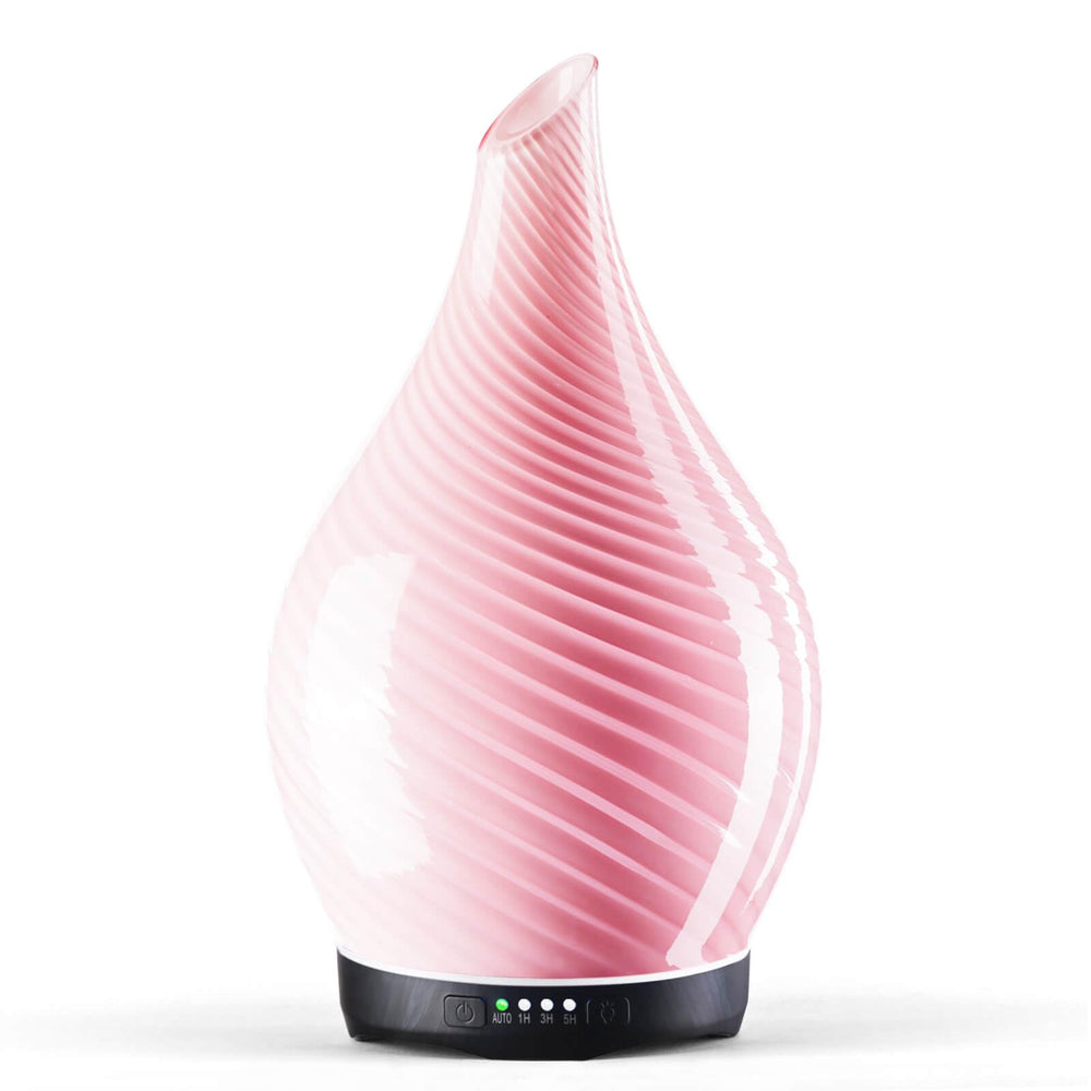 Porseme 280ml glass diffuser with star cover for tranquil bedroom ambience.