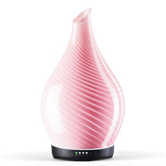 Porseme 280ml glass diffuser with star cover for tranquil bedroom ambience.