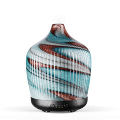 Porseme 280ml handmade glass diffuser offers calming aromatherapy for small to medium rooms
