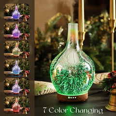 Porseme 3D diffuser firework glass cover adds decorative ambience