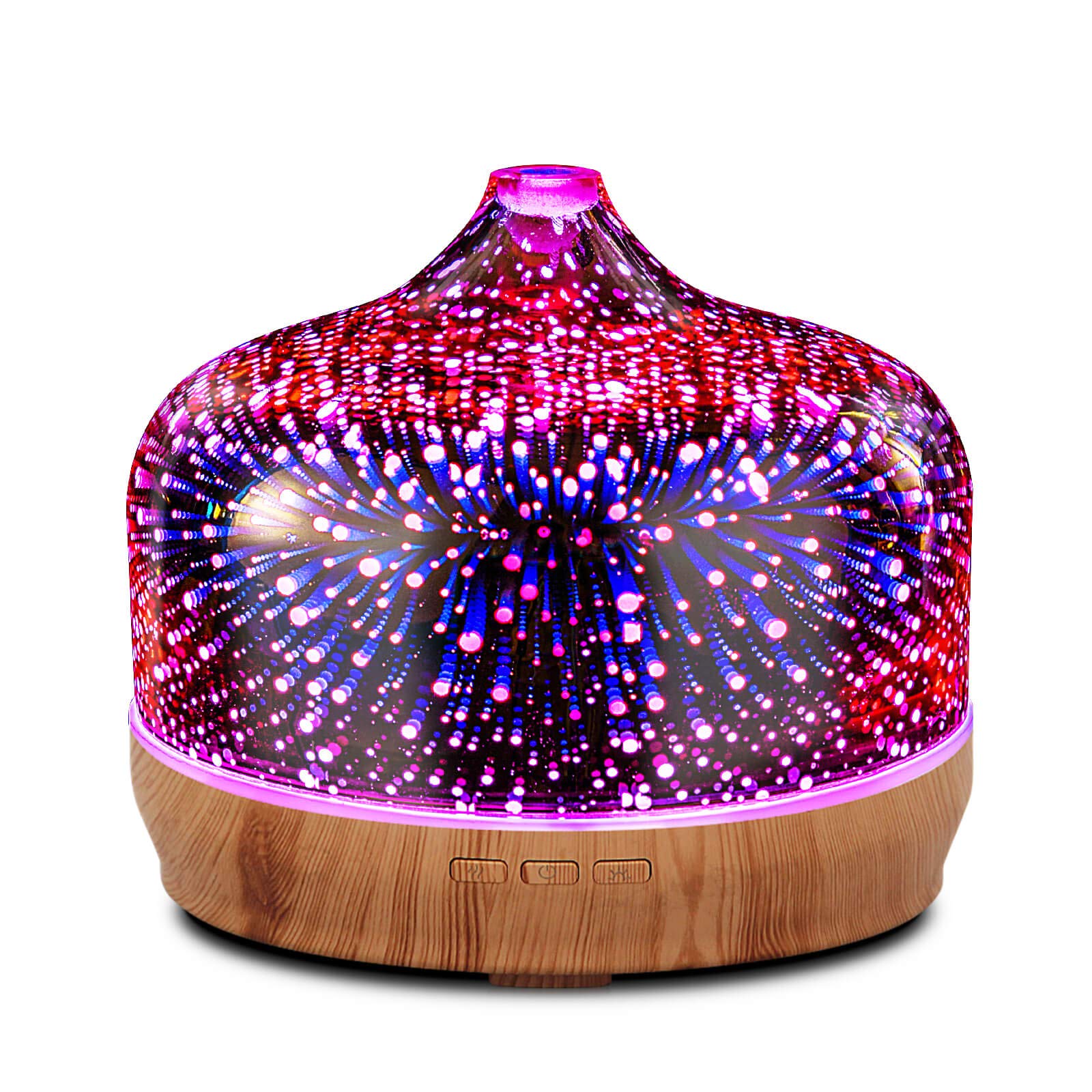 Porseme 500ml diffuser with 3D glass cover for ambient mood enhancement.