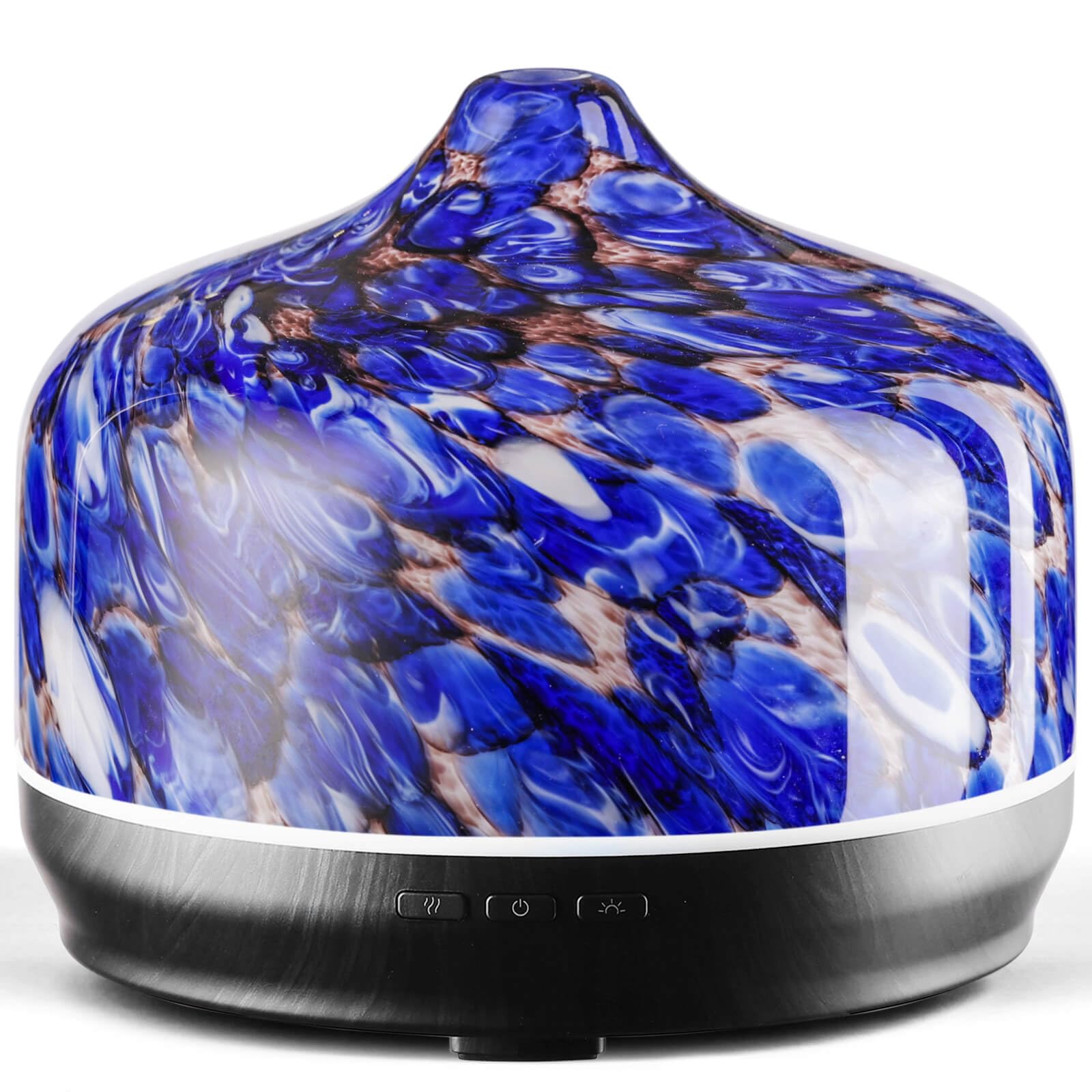Porseme 500ml glass diffuser, handmade, enhances calming ambience for any room.